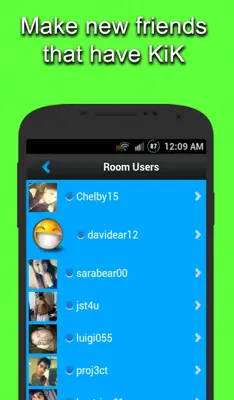 Chatrooms for Kik android App screenshot 2